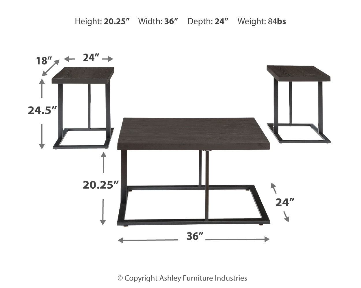 Brise Gray Sofa Chaise, Occasional Tables and Lamps