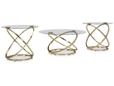 Crimonti Champagne Occasional Table Set (Set of 3) - Ornate Home