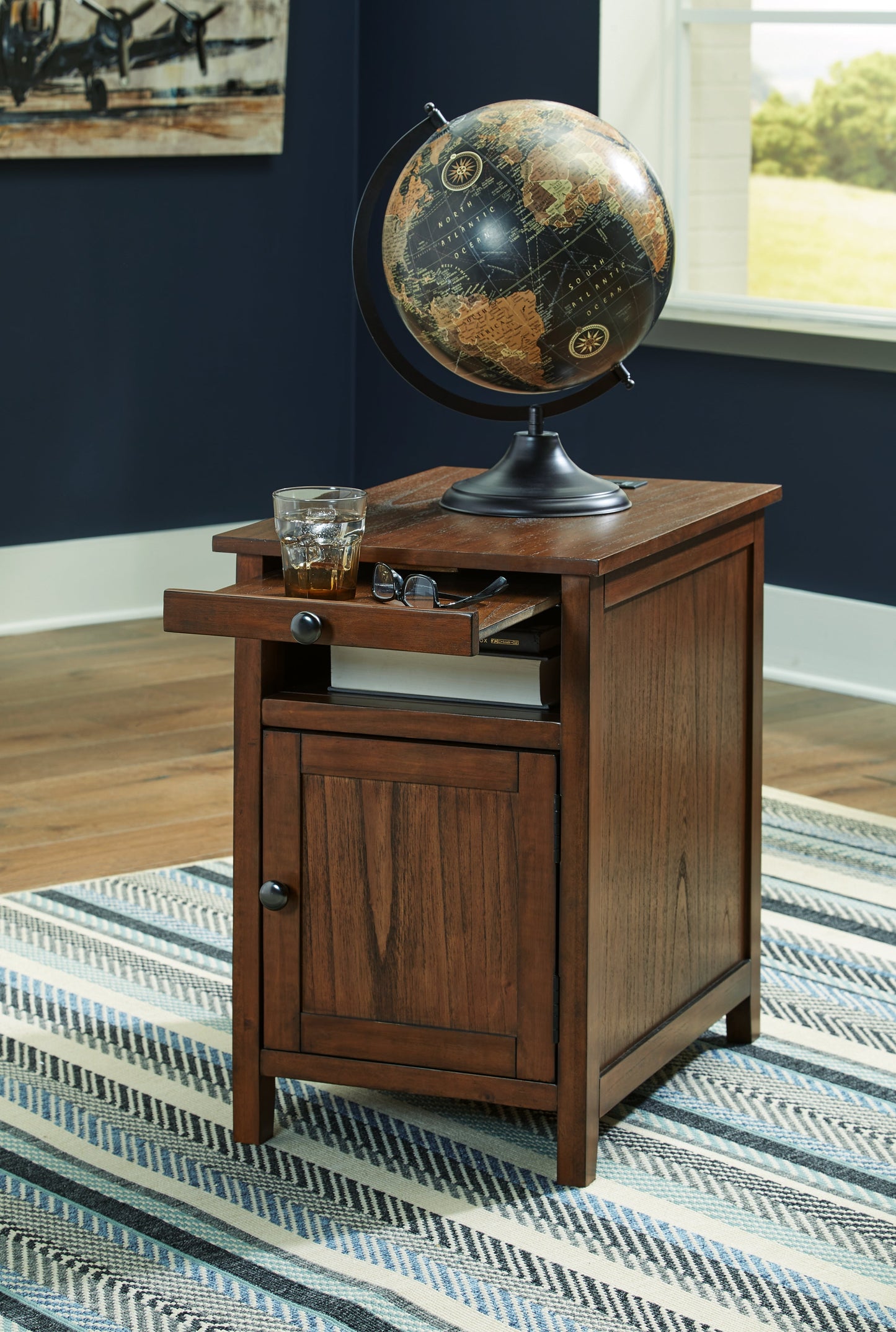 Treytown Brown Chairside End Table