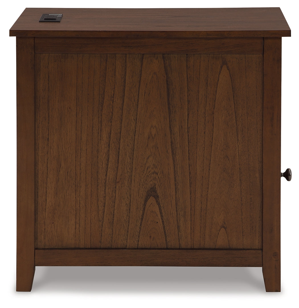 Treytown Brown Chairside End Table