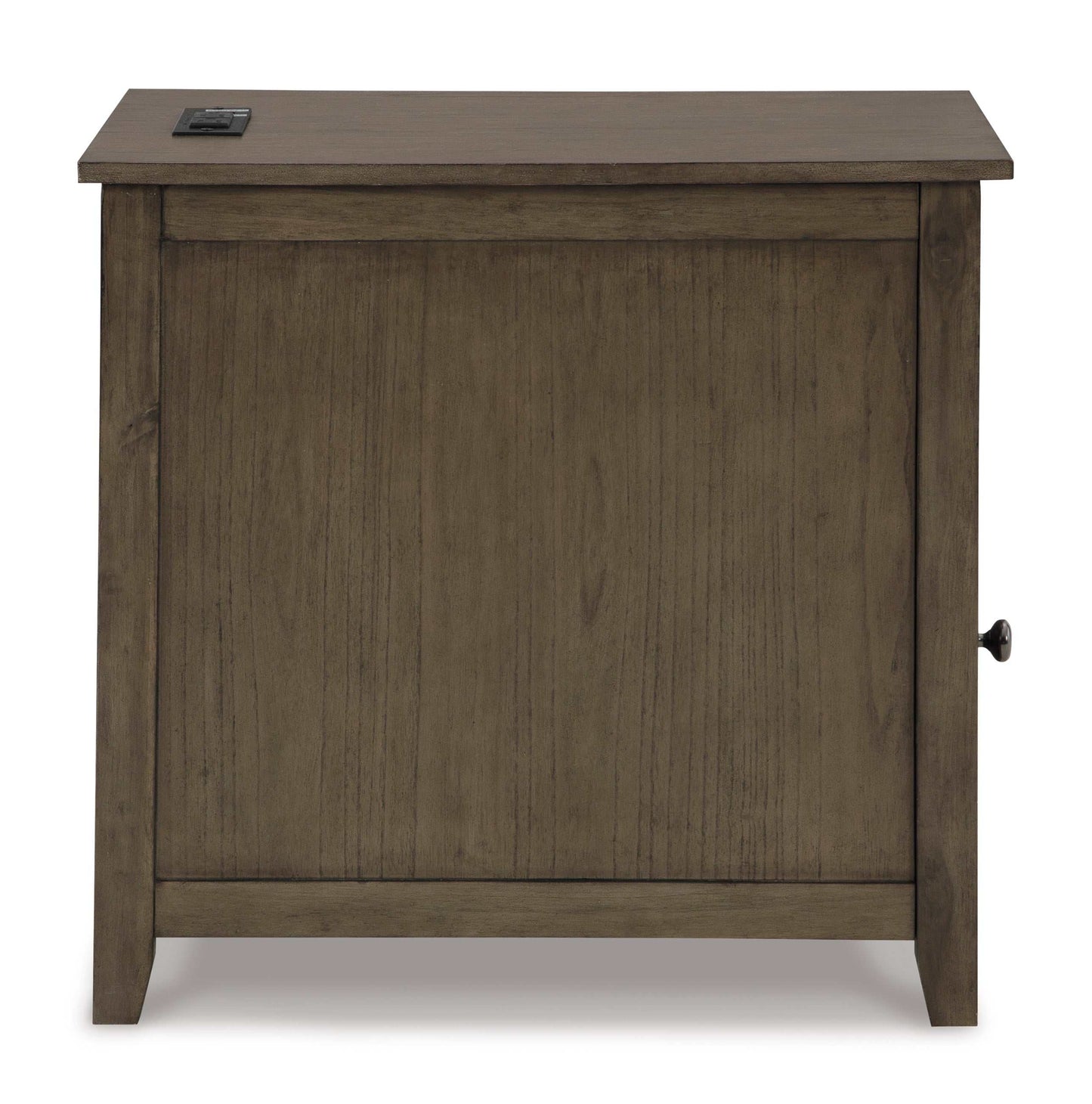 Treytown Grayish Brown Chairside End Table