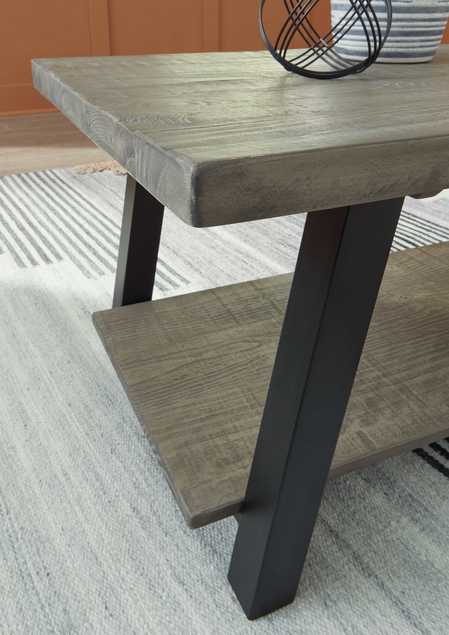 Brennegan Gray & Black Coffee Table