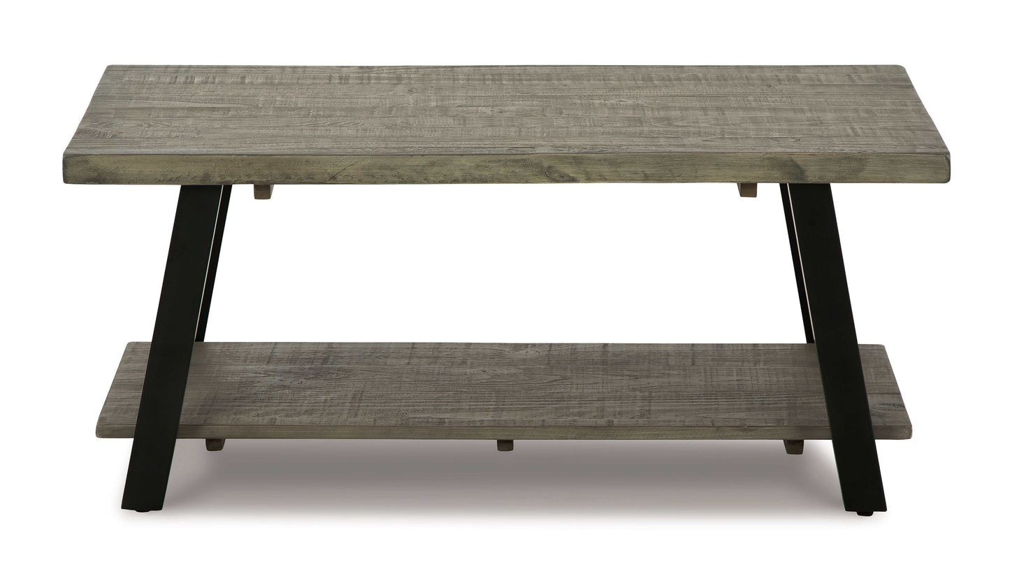 Brennegan Gray & Black Coffee Table