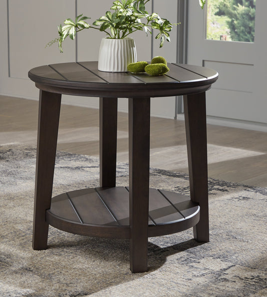 Celamar Dark Brown End Table