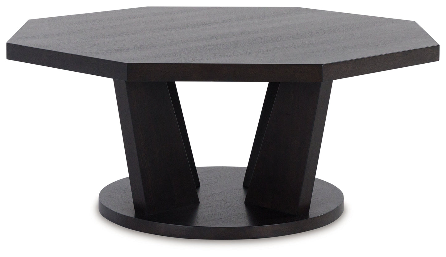 Chasinfield Dark Brown Coffee Table