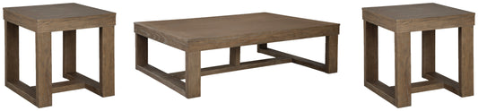 Cariton Gray Coffee Table and 2 End Tables