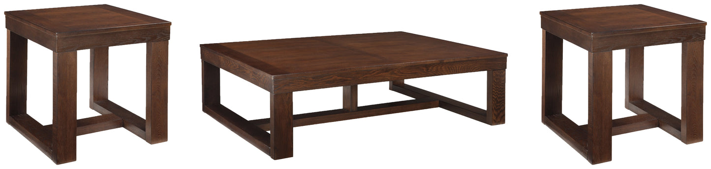 Watson Brown Coffee Table and 2 End Tables