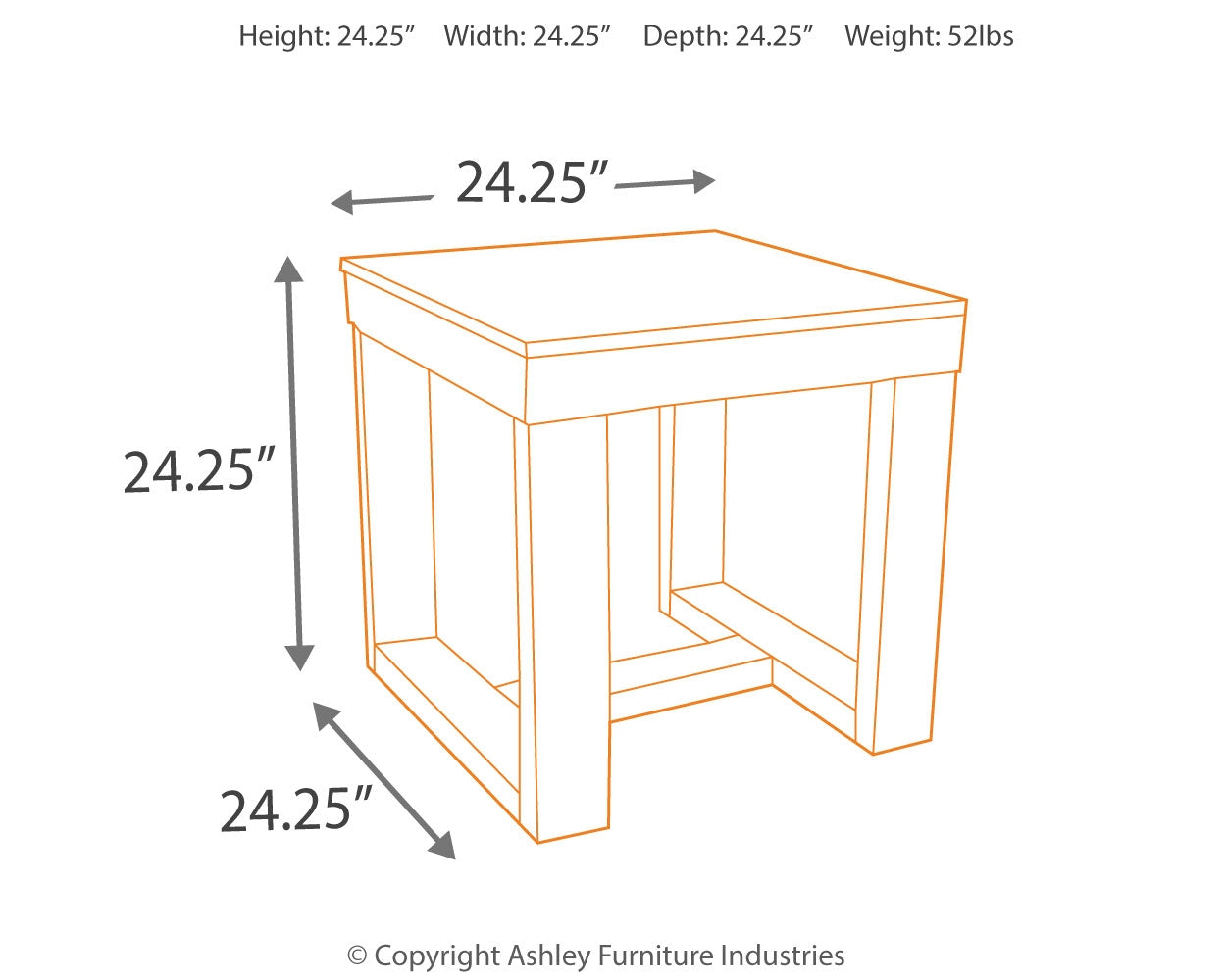 Watson Brown Coffee Table and 2 End Tables