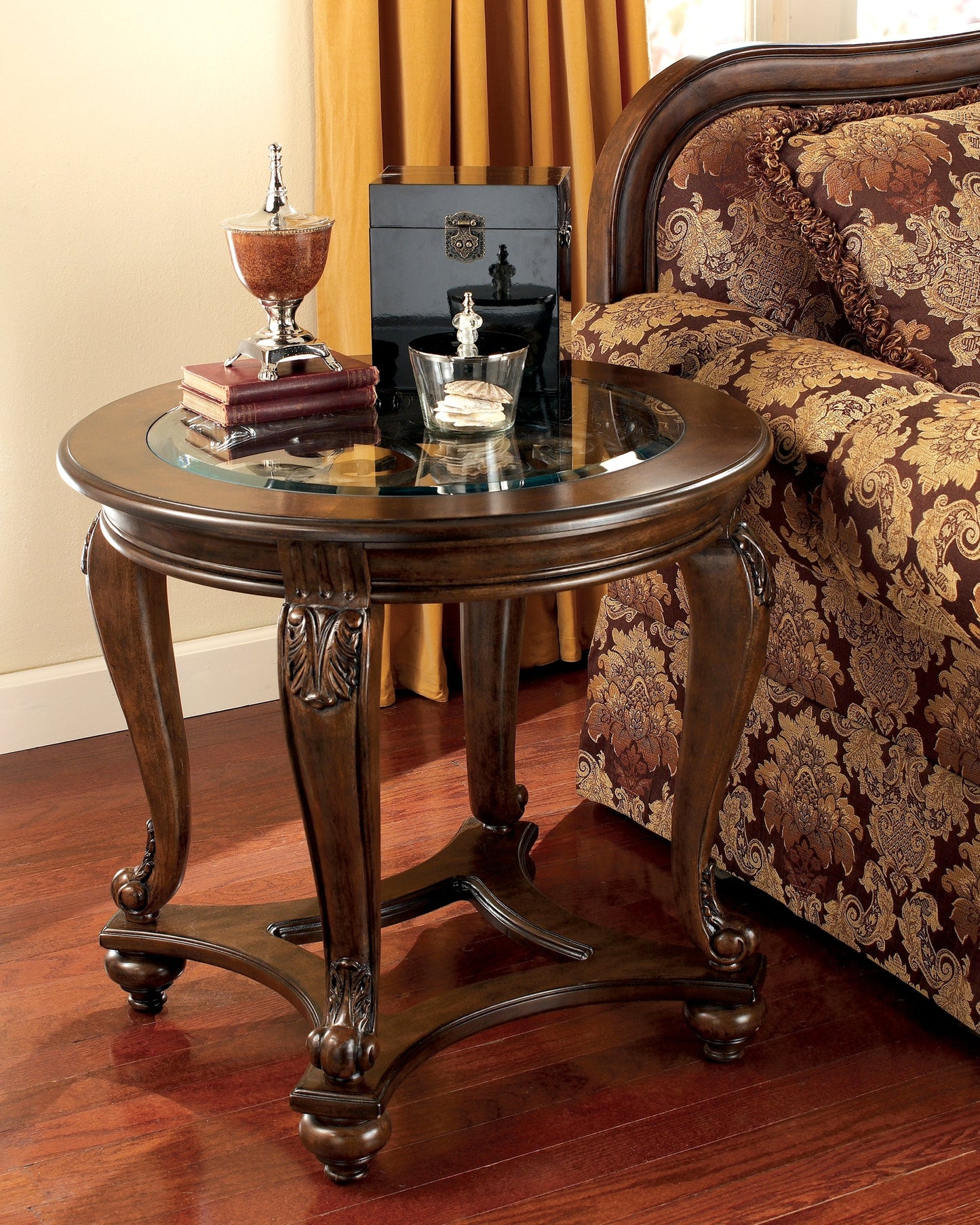 Norcastle Brown Coffee Table and 2 End Tables