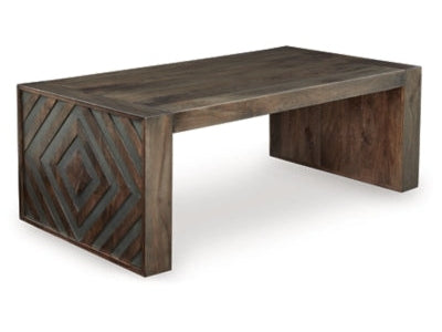 Dreggan Brown Rectangular Cocktail Table - Ornate Home