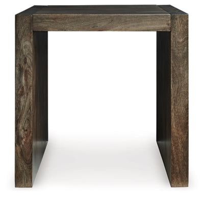 Dreggan Brown Square End Table - Ornate Home