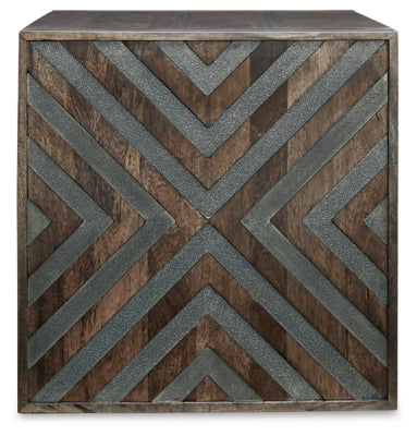 Dreggan Brown Square End Table - Ornate Home