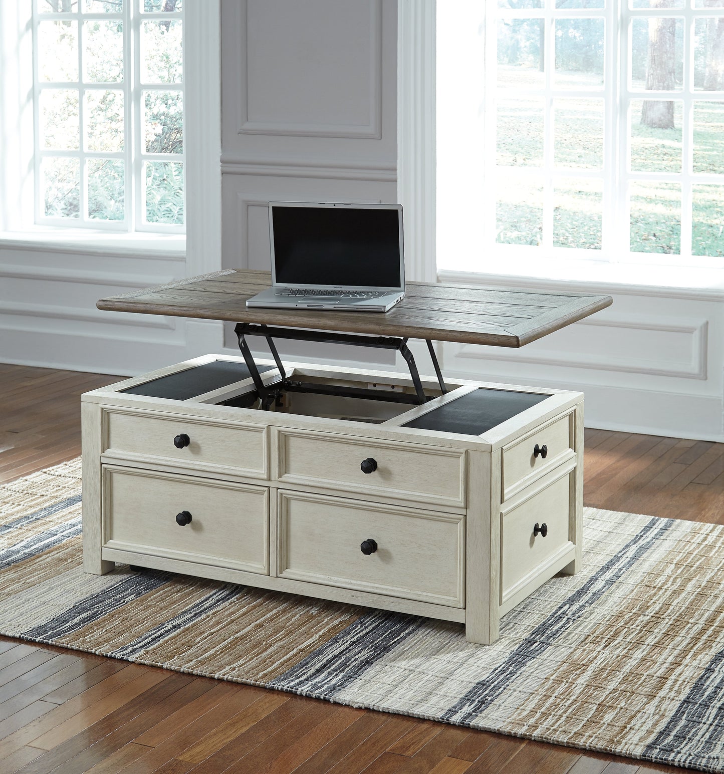 Bolanburg Two-tone Coffee Table and 2 End Tables