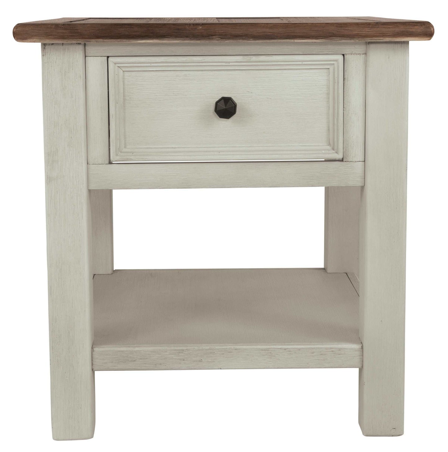 Bolanburg Oak & White End Table