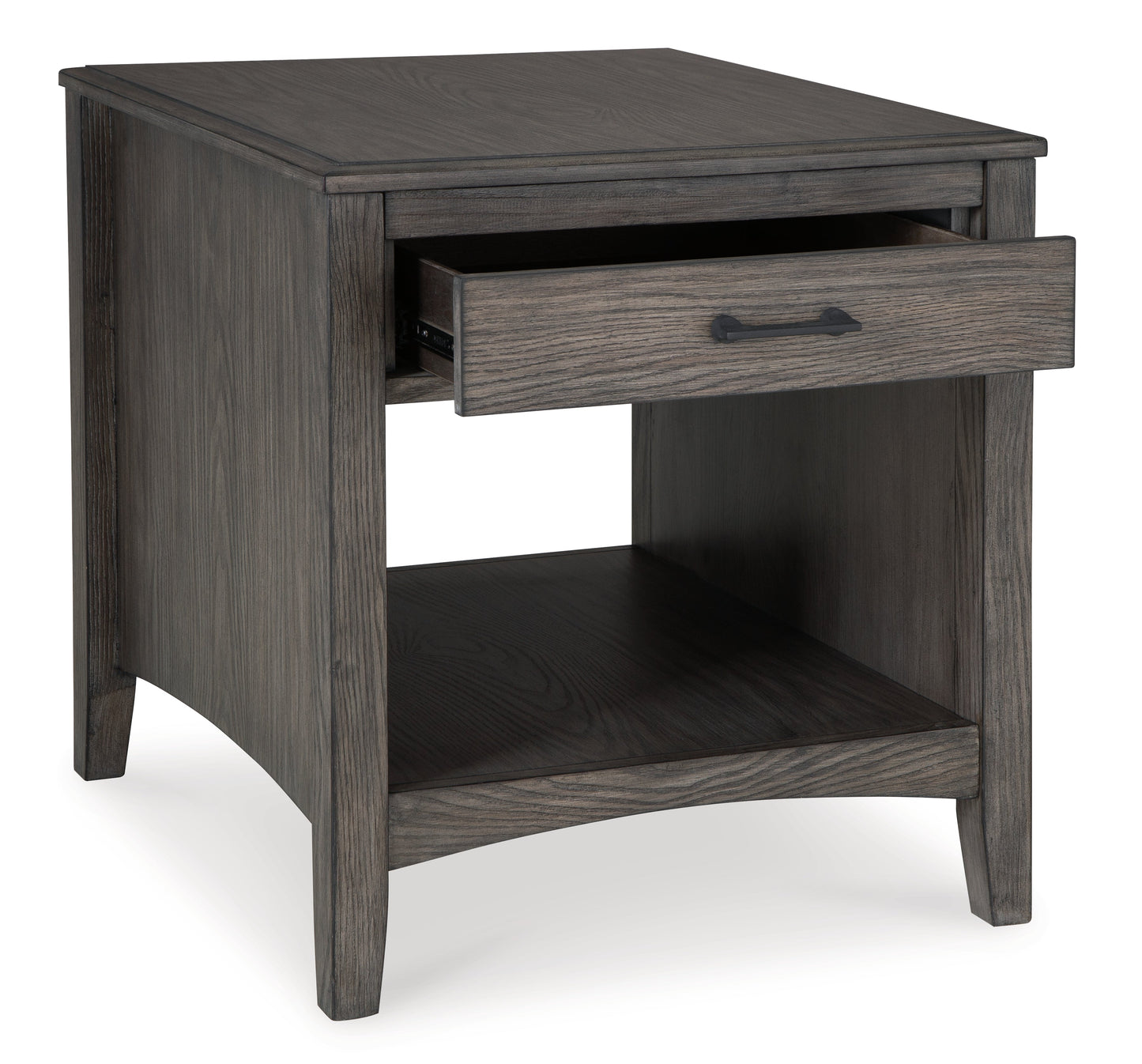 Montillan Grayish Brown End Table