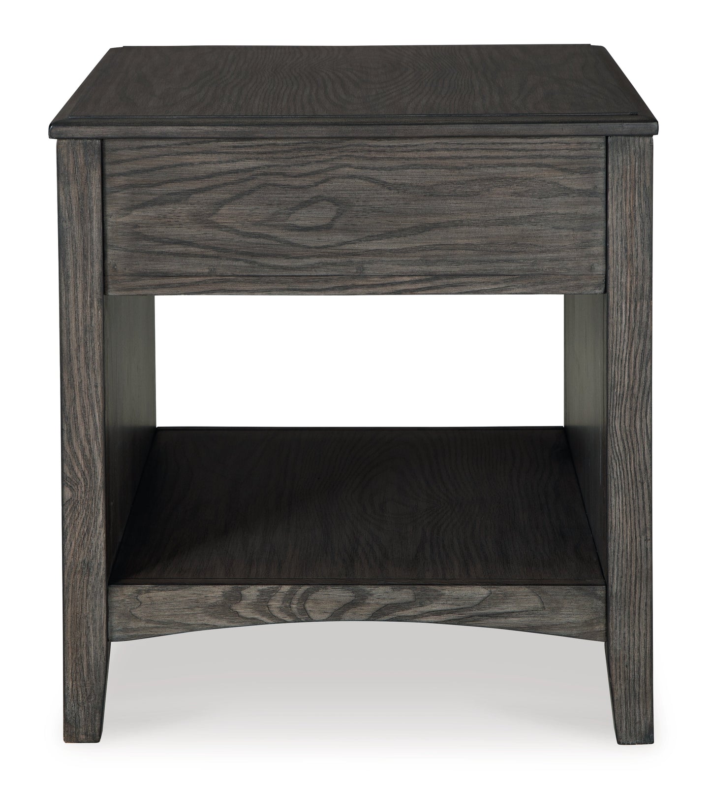 Montillan Grayish Brown End Table