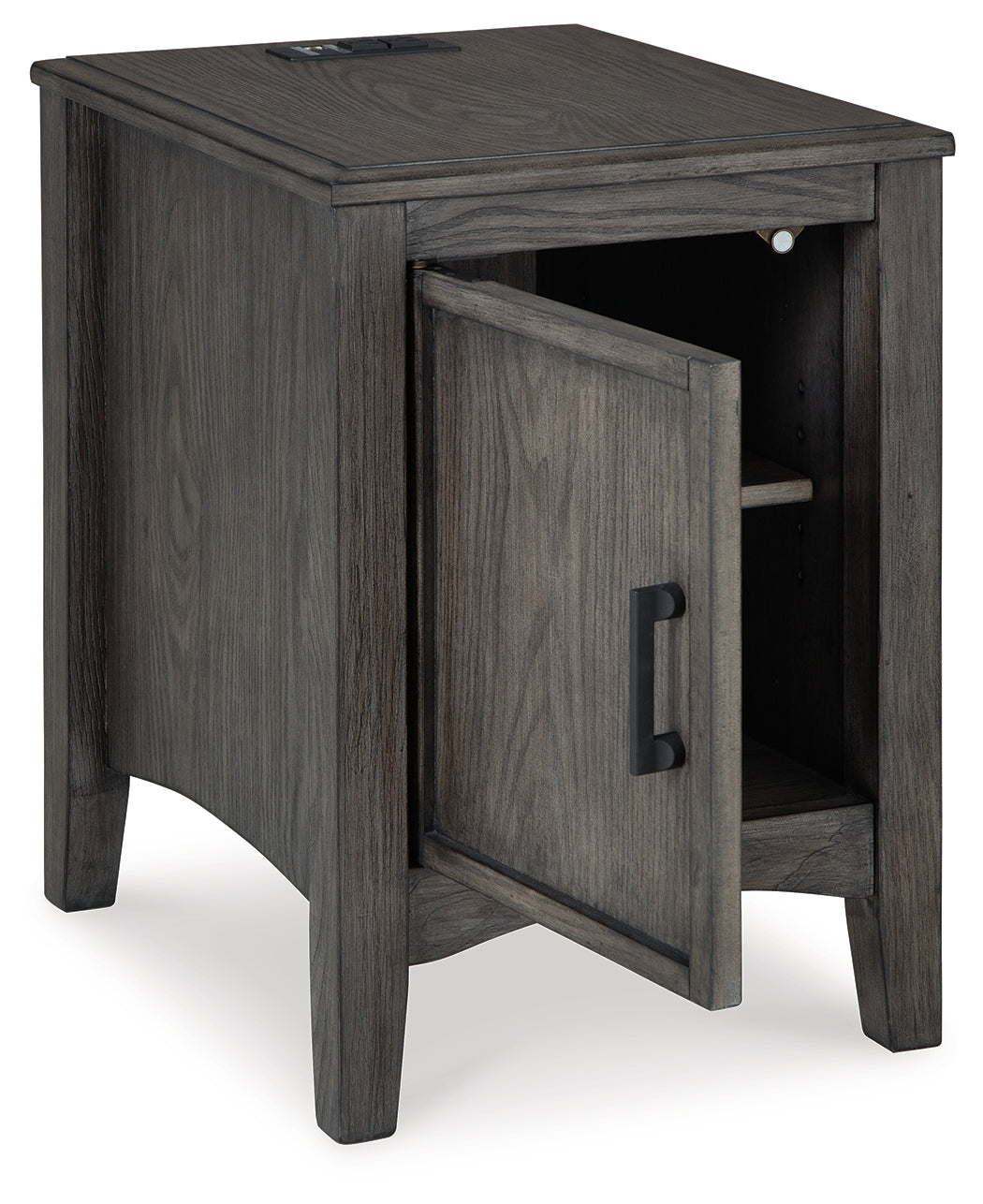 Montillan Grayish Brown Chairside End Table