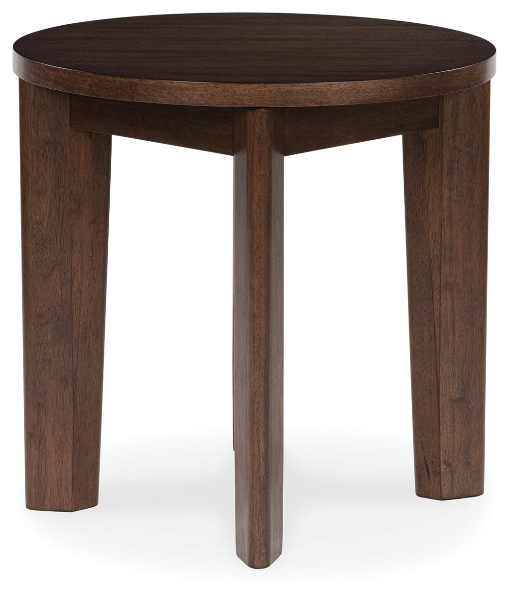 Korestone 2 Brown End Table