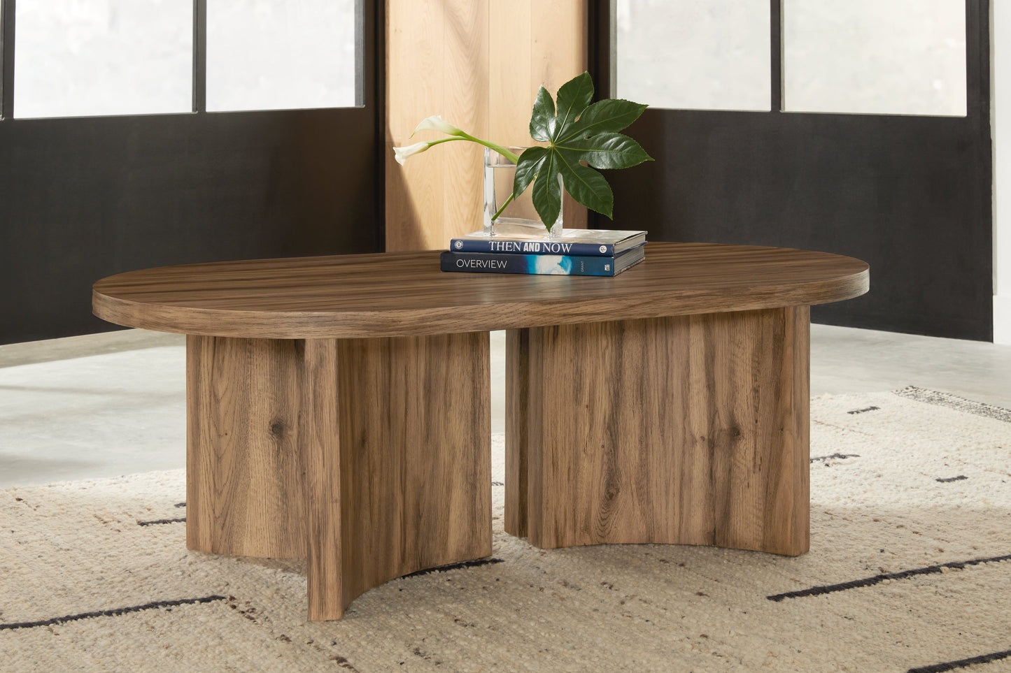 Austanny Brown Coffee Table and 2 End Tables