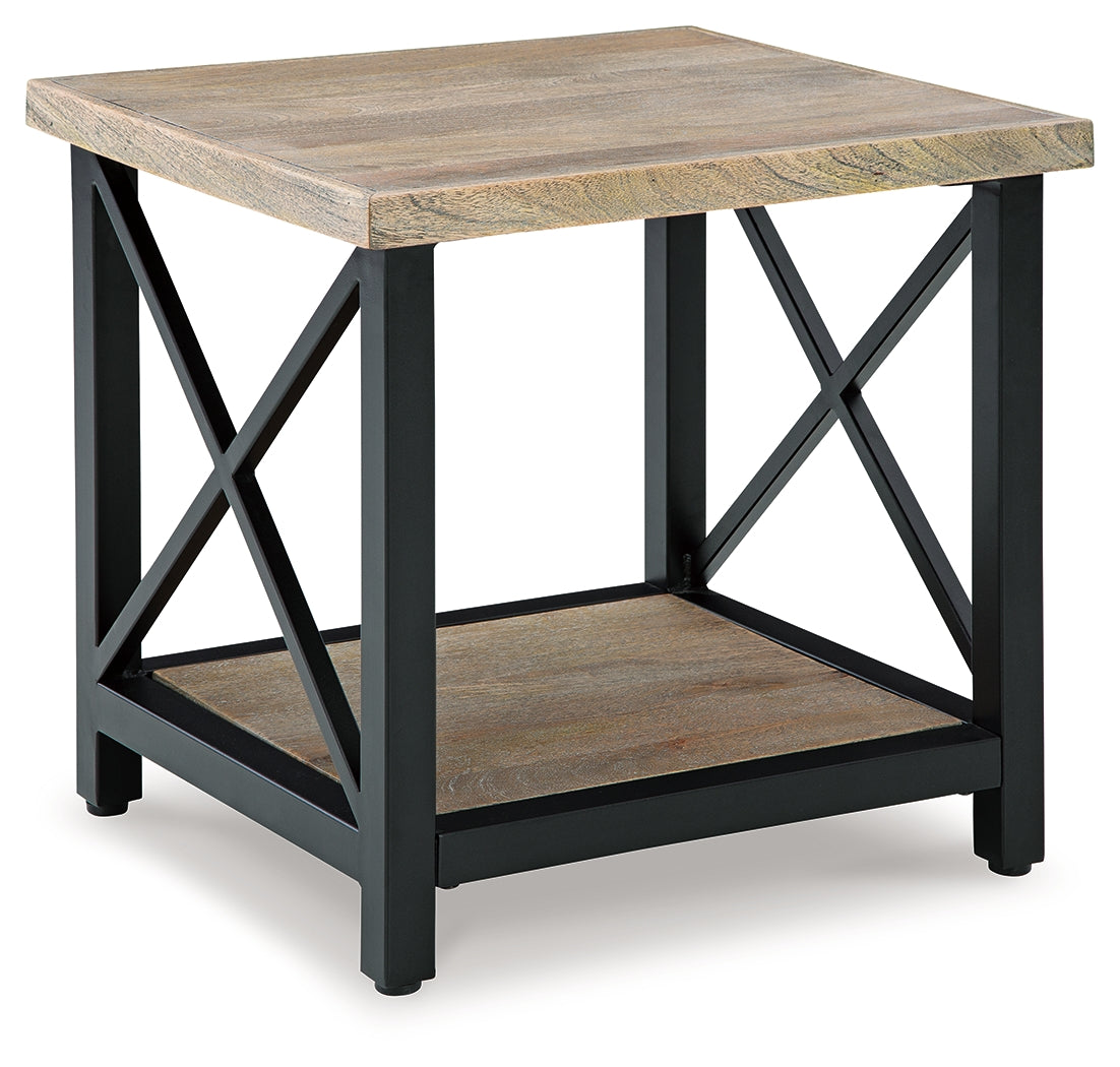 Bristenfort Brown/Black End Table