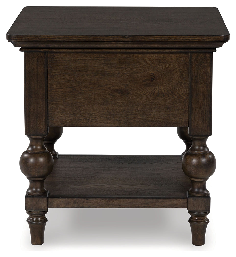 Veramond Brown End Table