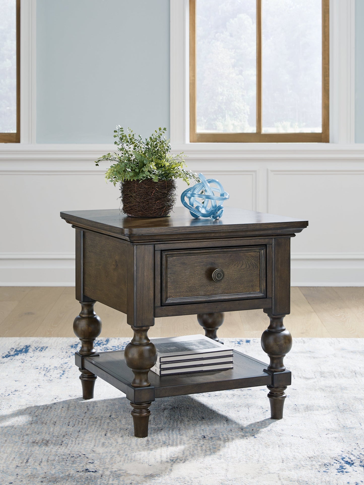 Veramond Brown End Table