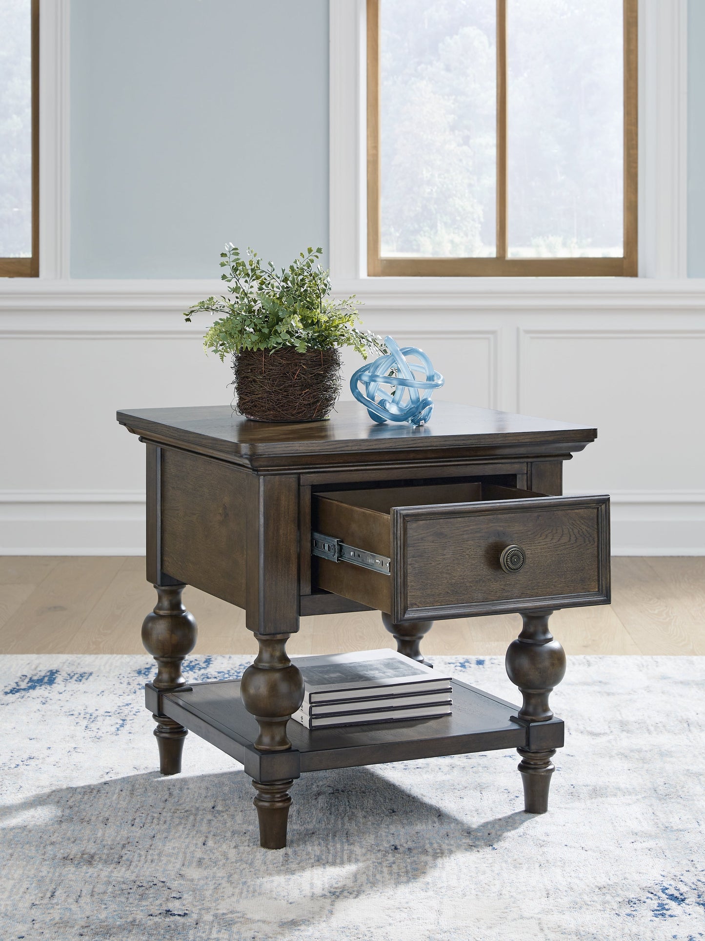 Veramond Brown End Table