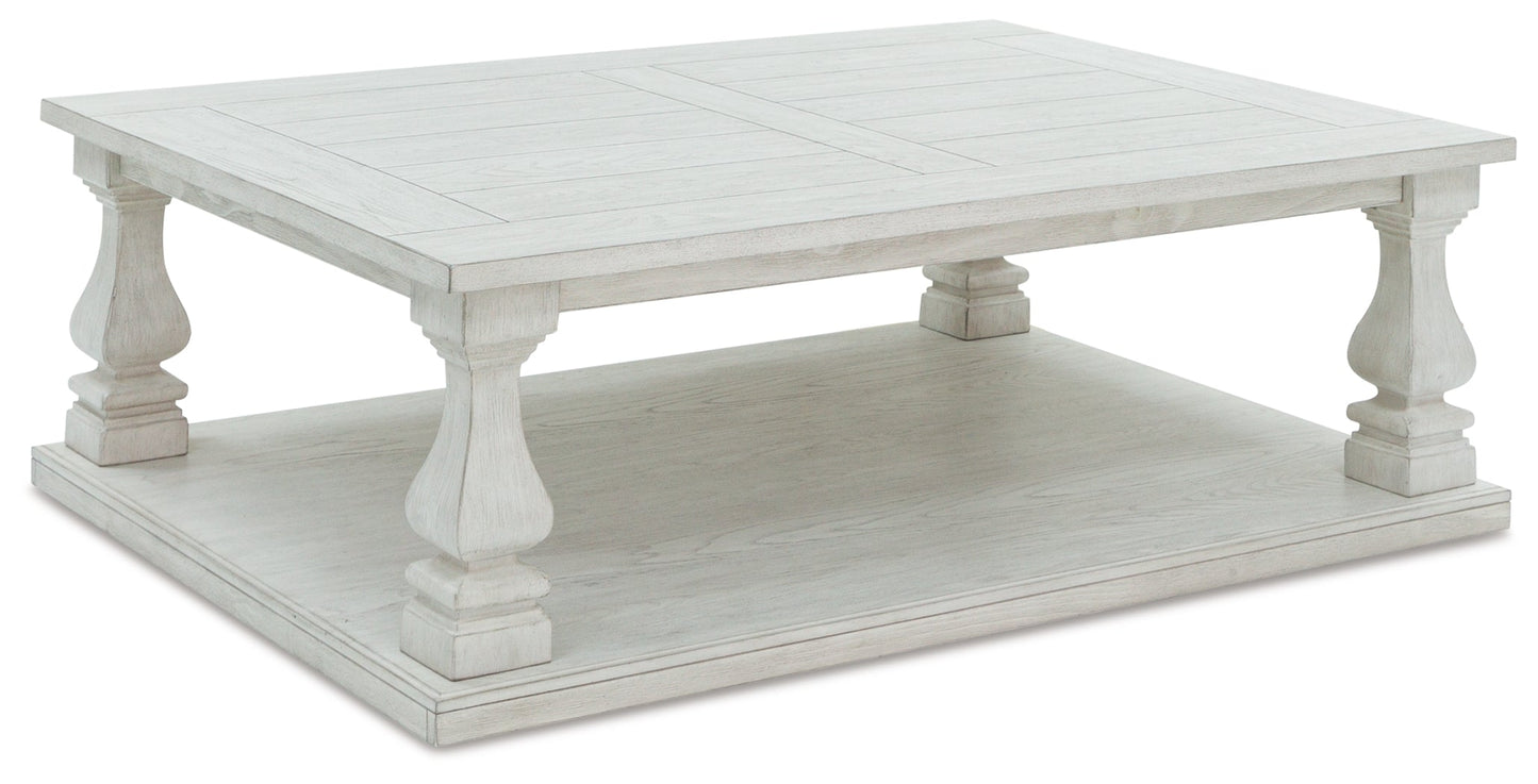 Arlendyne White Coffee Table and 2 End Tables