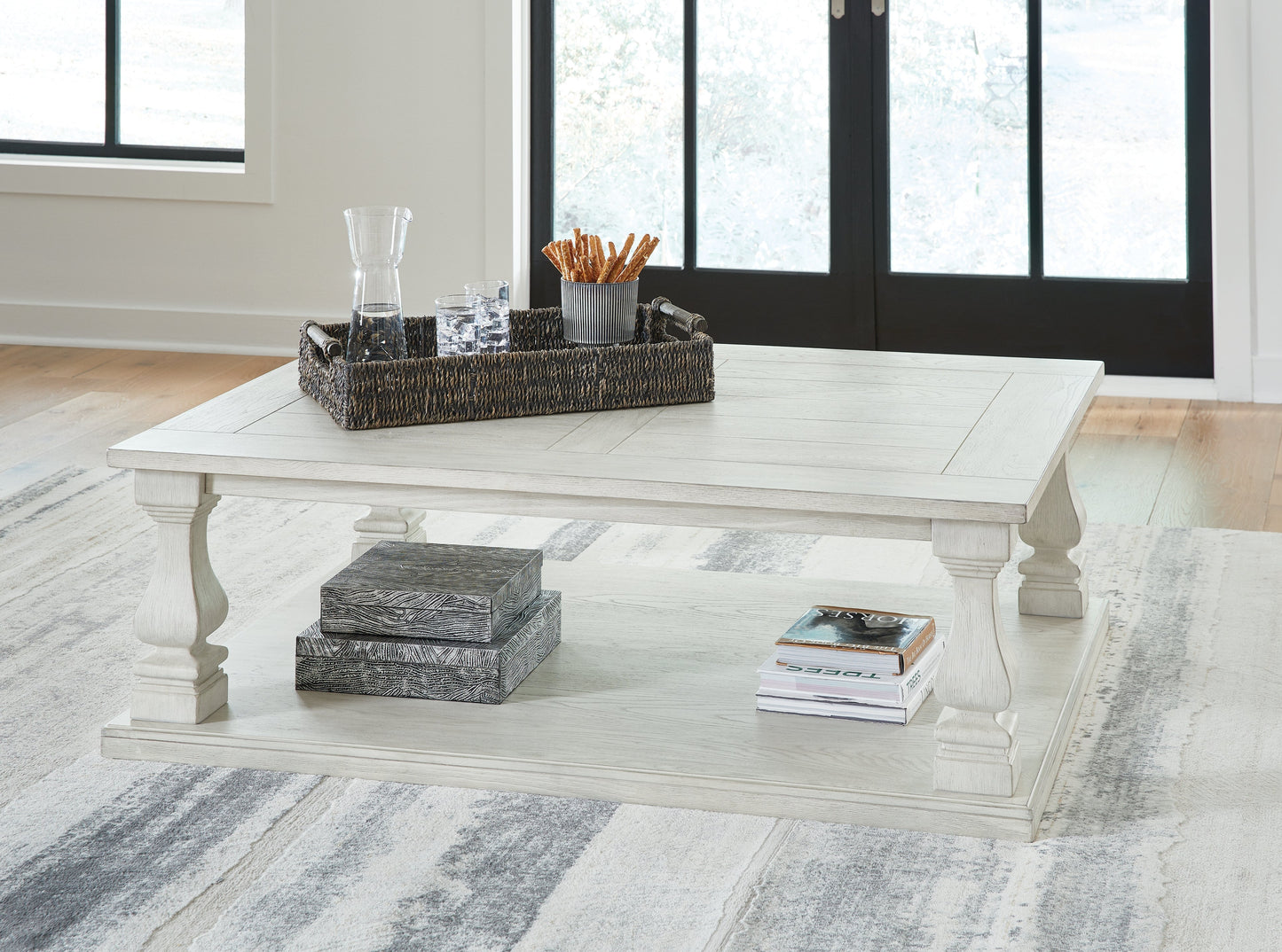 Arlendyne White Coffee Table and 2 End Tables