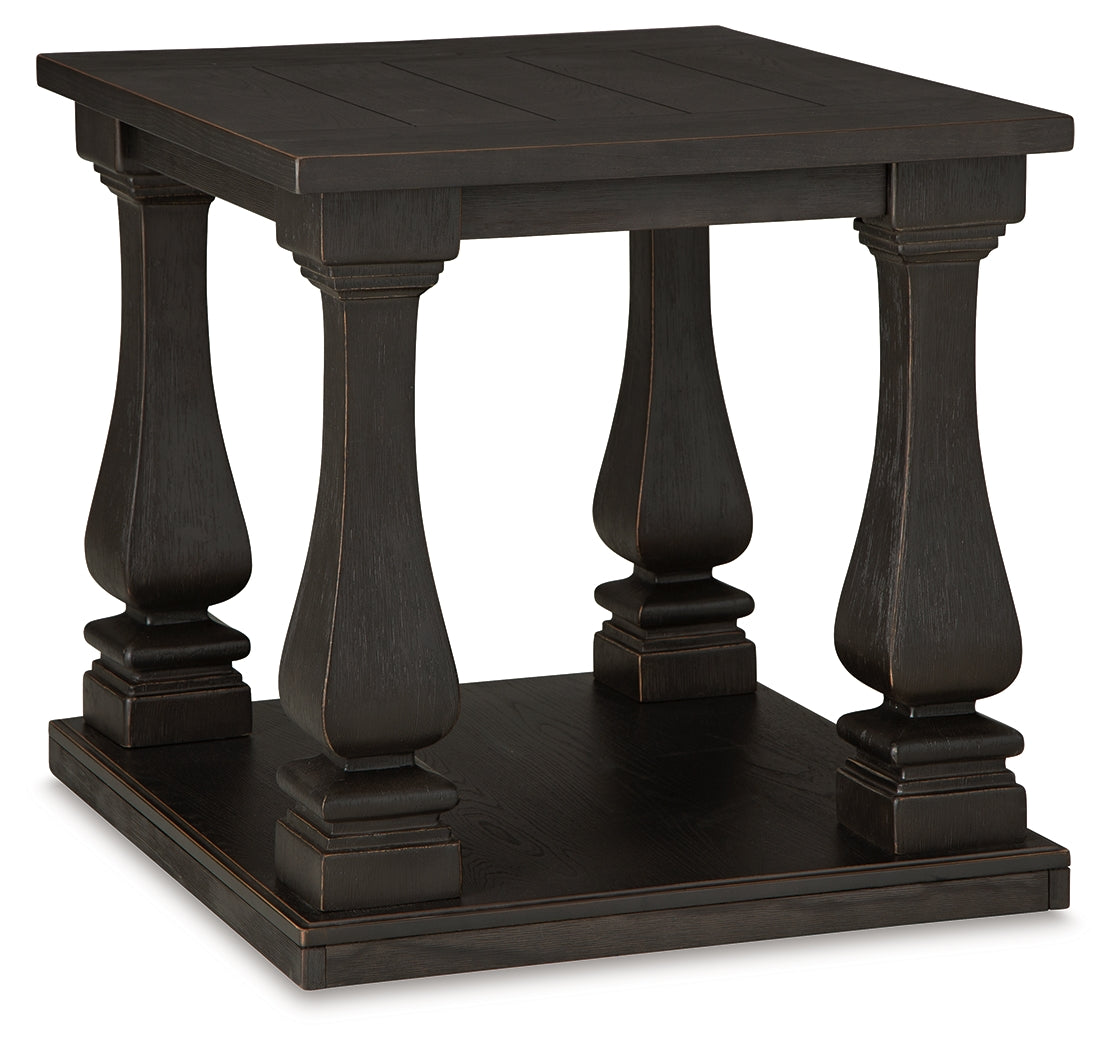 Wellturn Black Coffee Table and 1 End Table