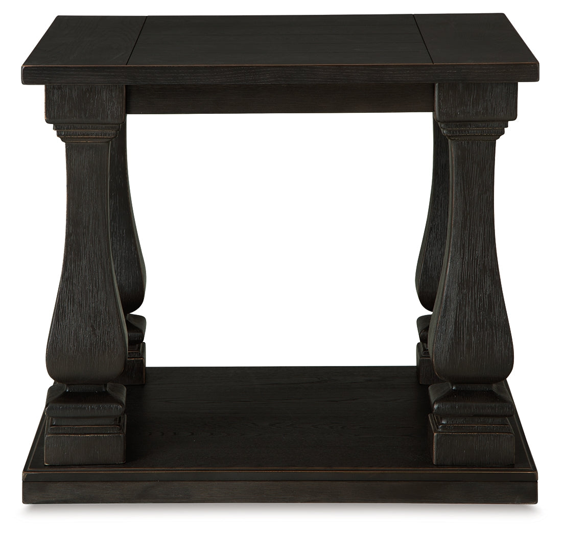 Wellturn Black End Table