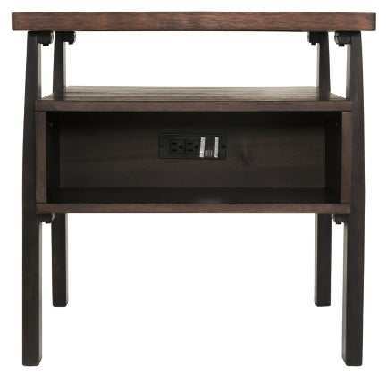 Vailbry Brown End Table