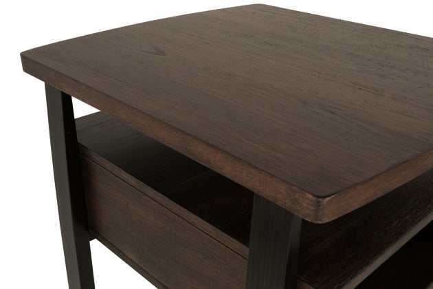 Vailbry Brown End Table