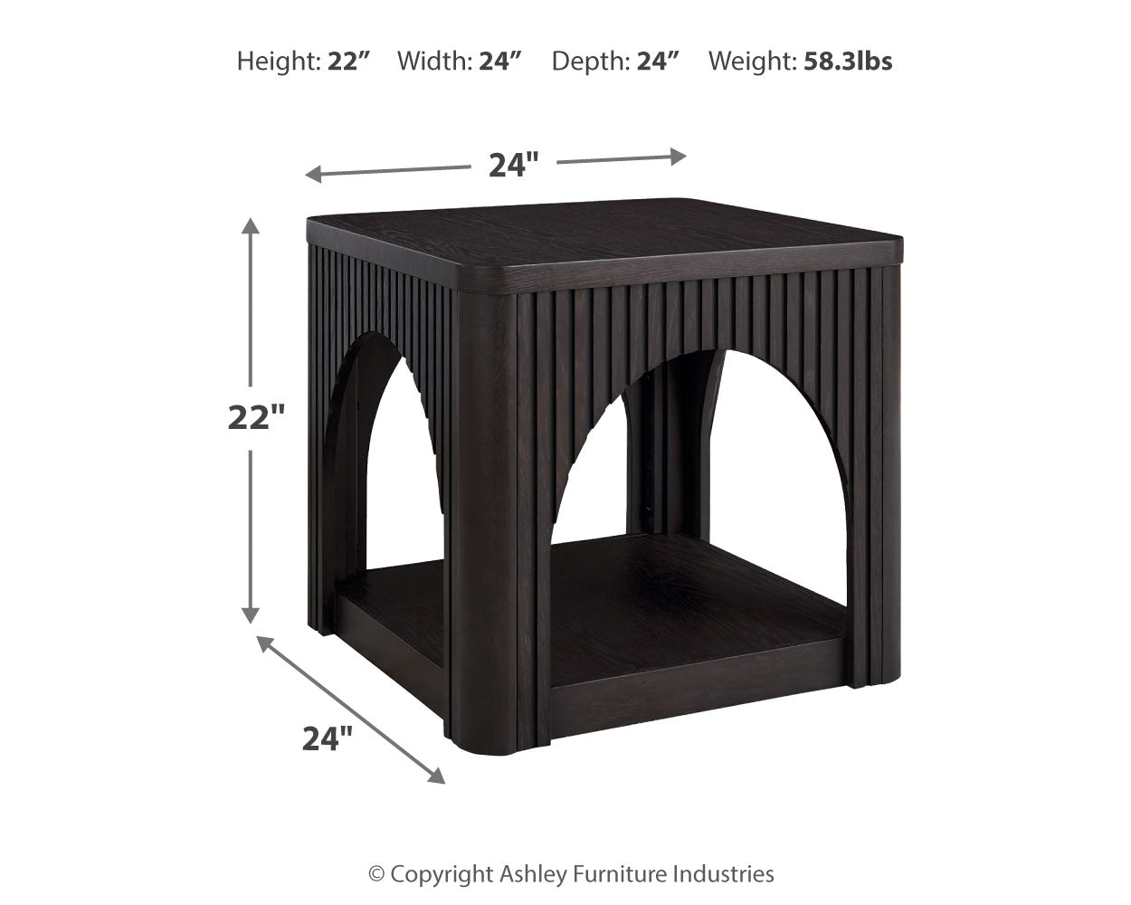 Yellink Black Coffee Table and 2 End Tables