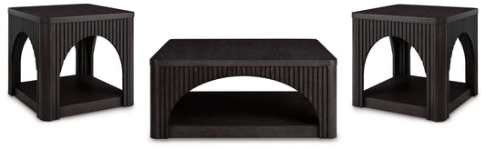 Yellink Black Coffee Table and 2 End Tables