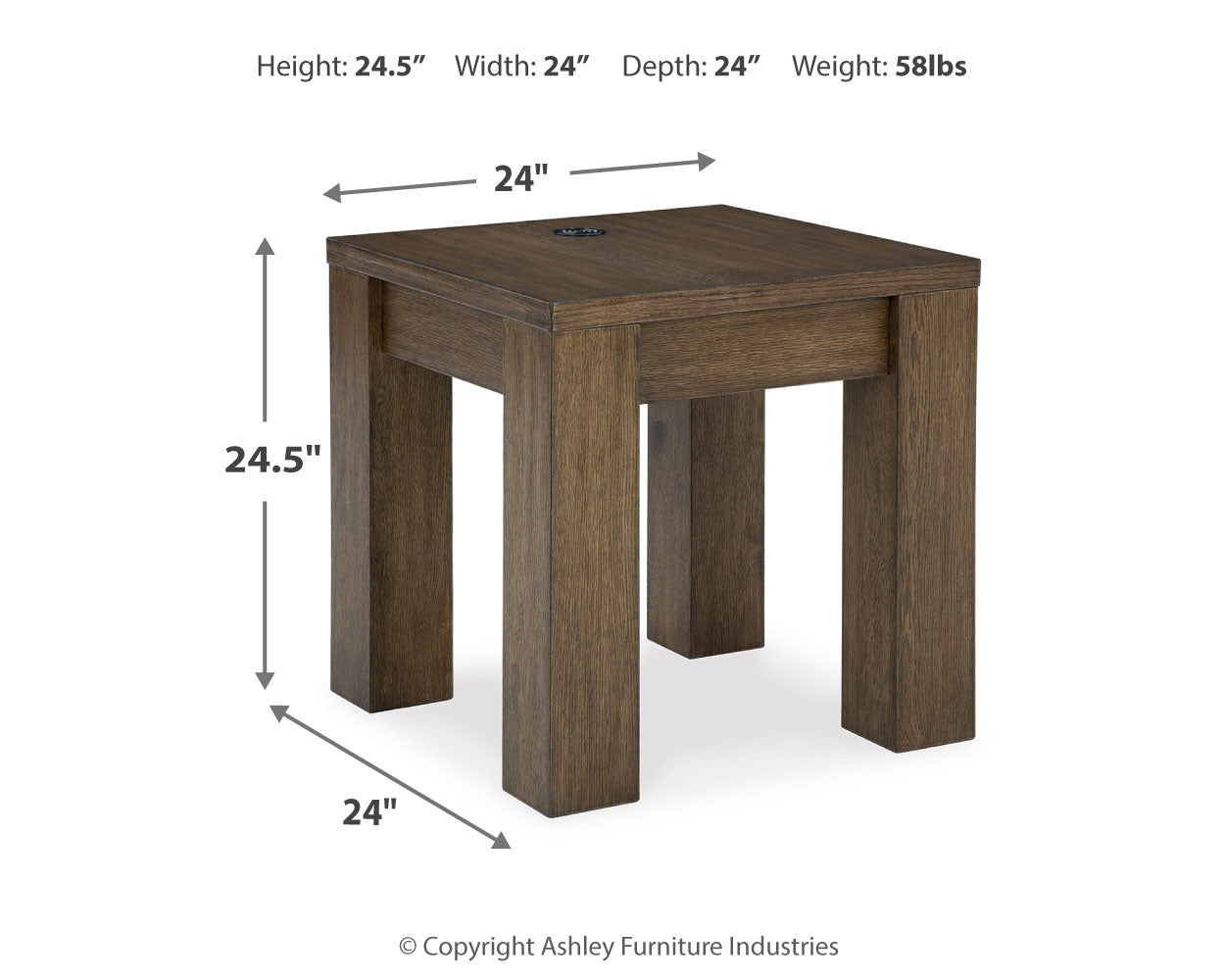 Rosswain Brown Lift-top Coffee Table and 2 End Tables