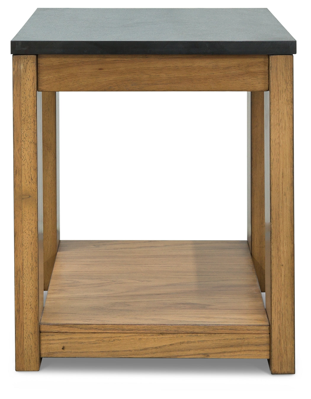 Quentina Light Brown/Black End Table