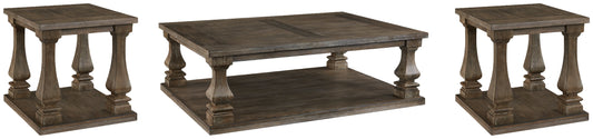 Johnelle Gray Coffee Table and 2 End Tables