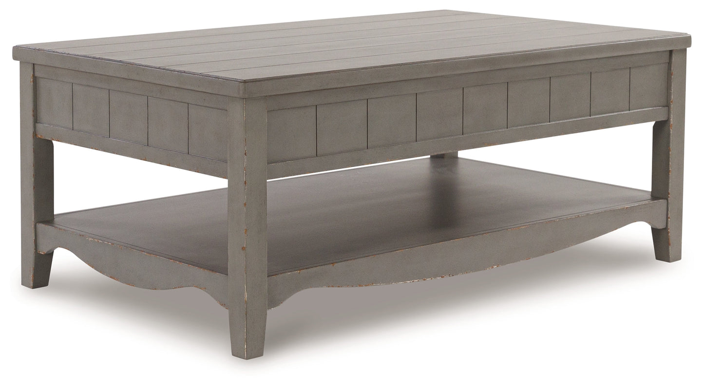 Charina Gray Coffee Table and 2 End Tables