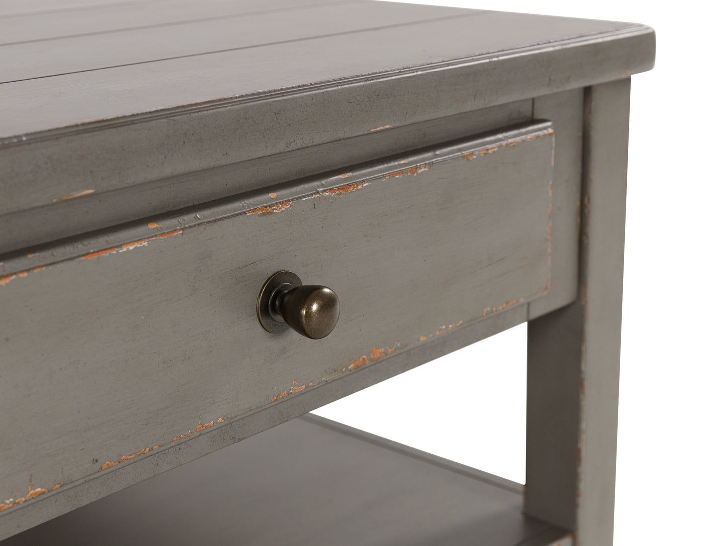 Charina Antique Gray Coffee Table