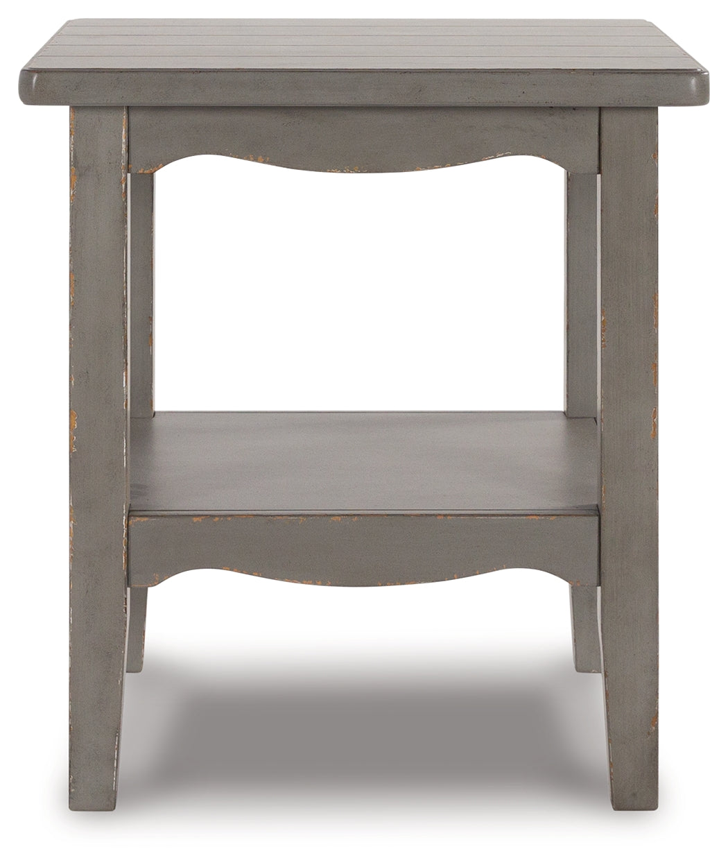 Charina Antique Gray End Table