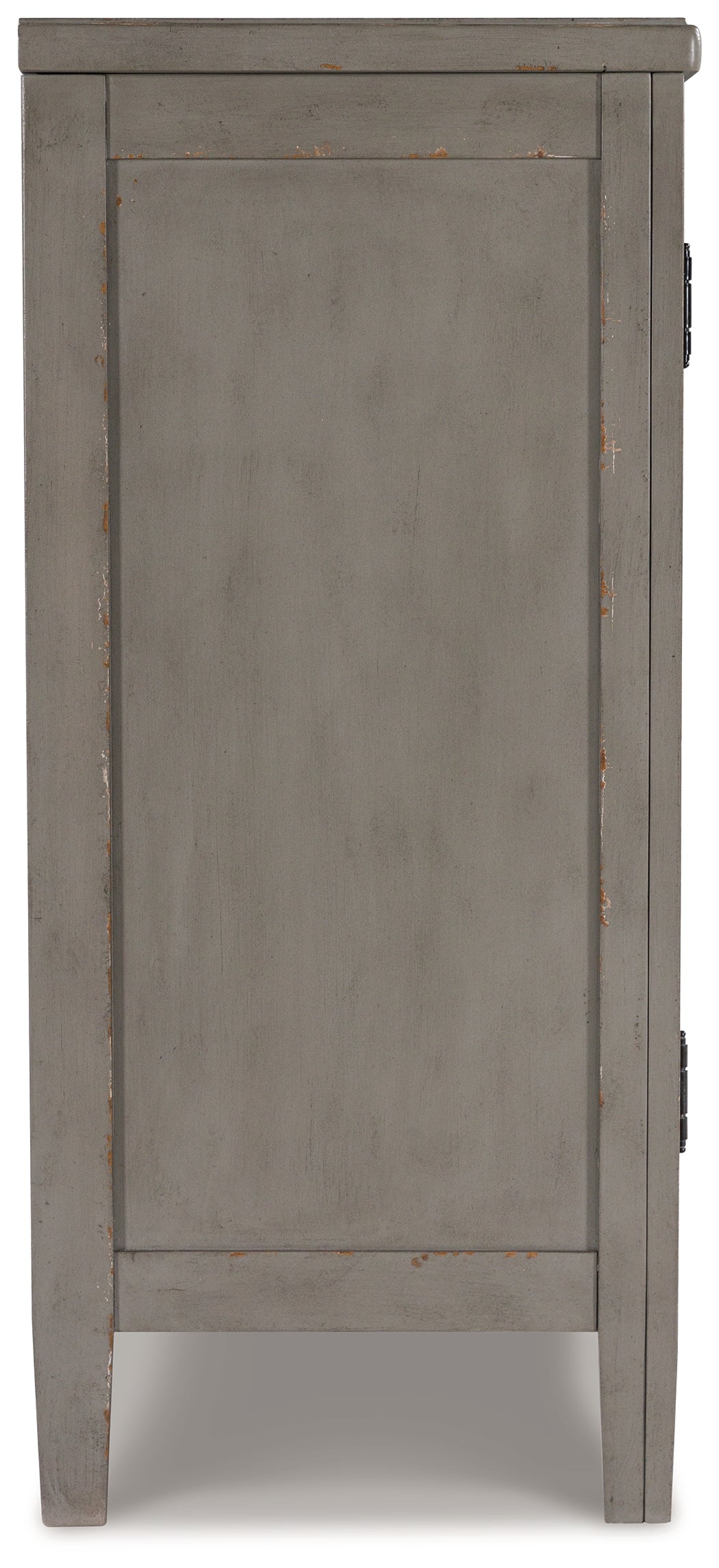 Charina Antique Gray Accent Cabinet