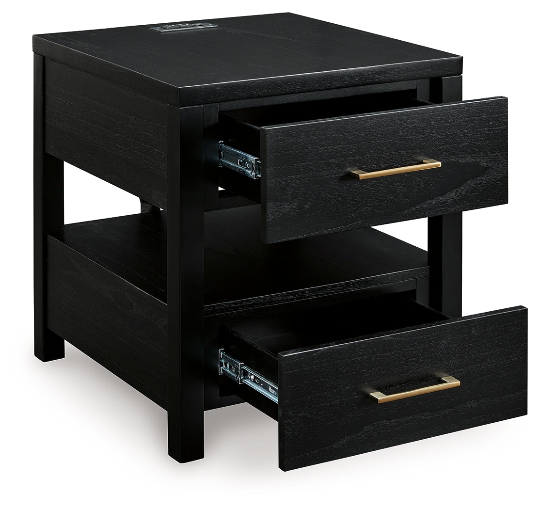 Winbardi Black End Table