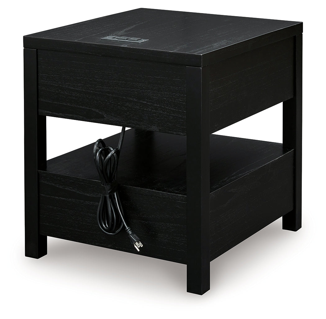 Winbardi Black End Table