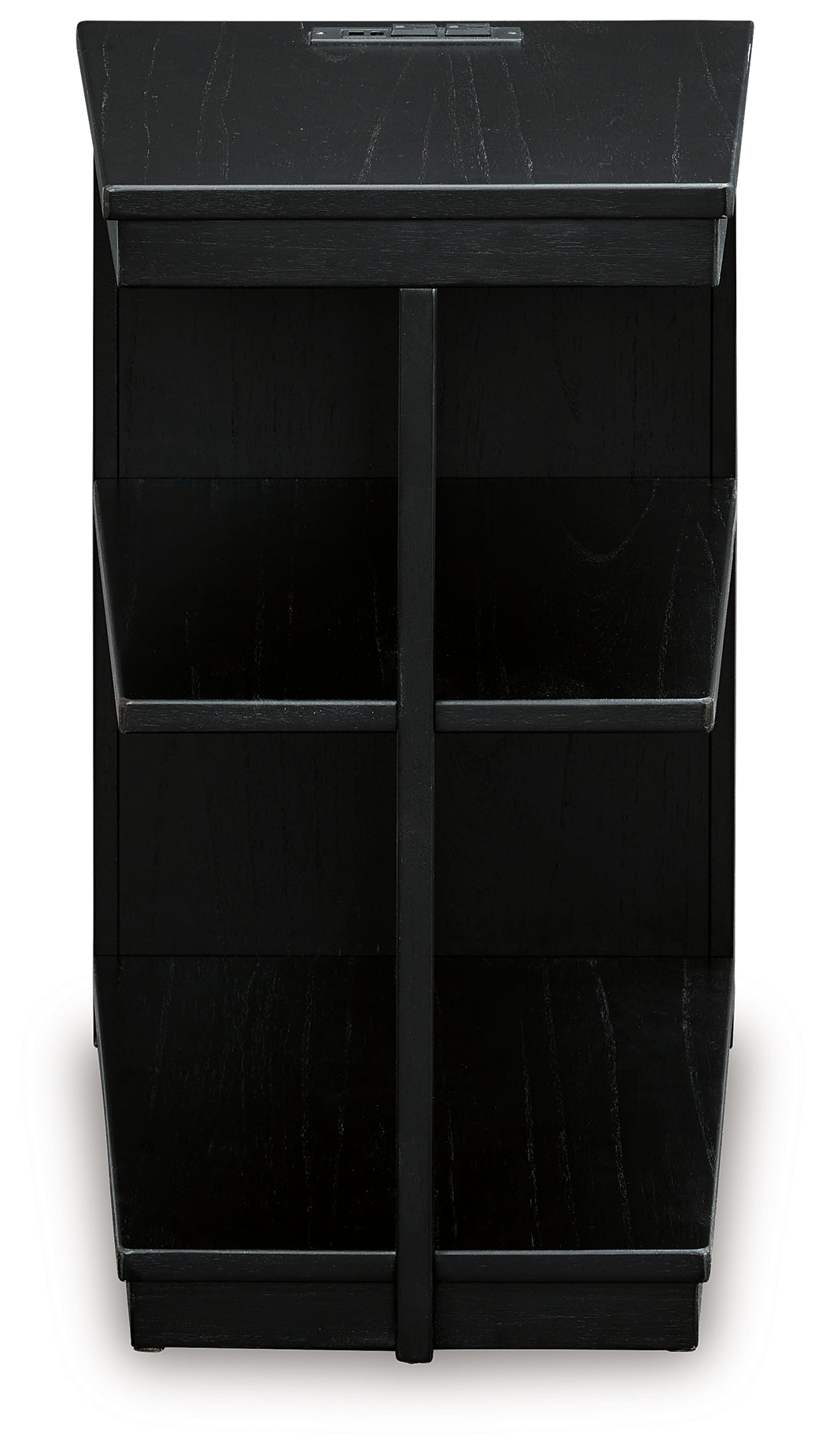 Winbardi Black Chairside End Table