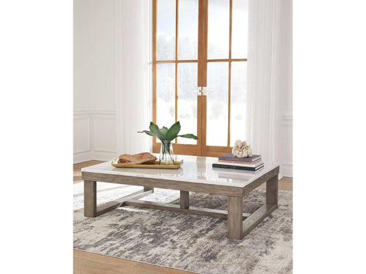 Loyaska Brown & Ivory Coffee Table