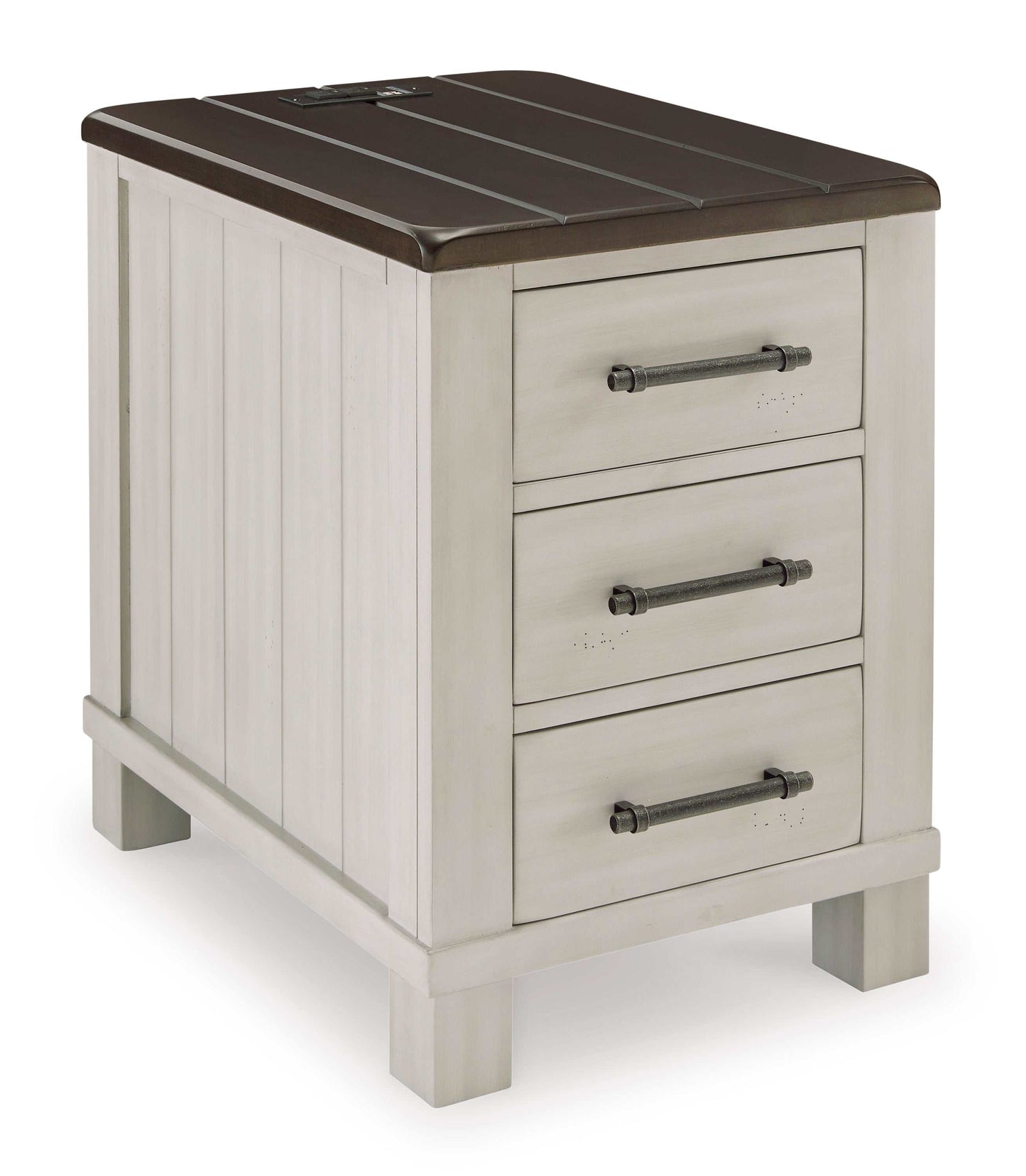 Darborn Gray/Brown Chairside End Table