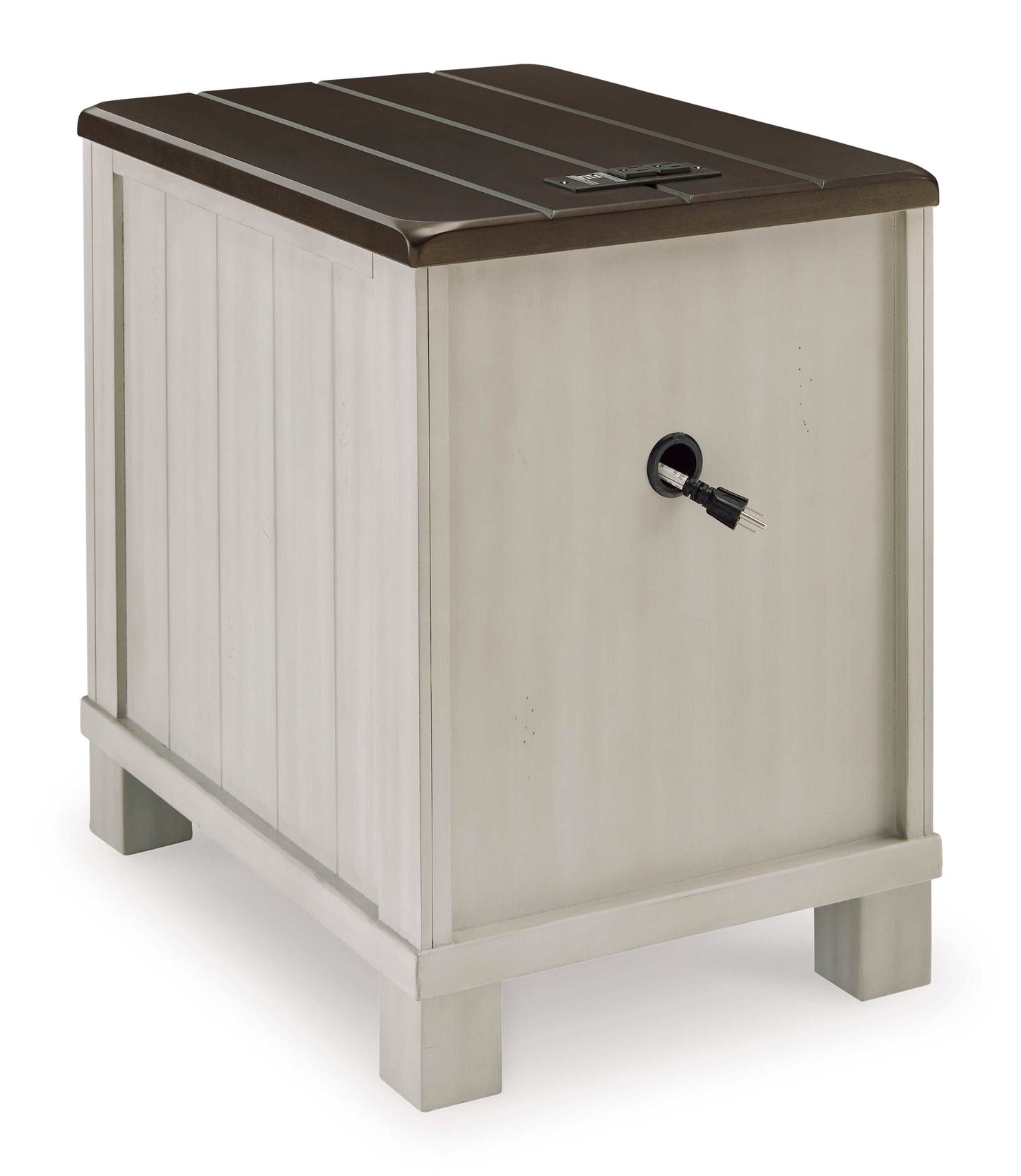 Darborn Gray/Brown Chairside End Table