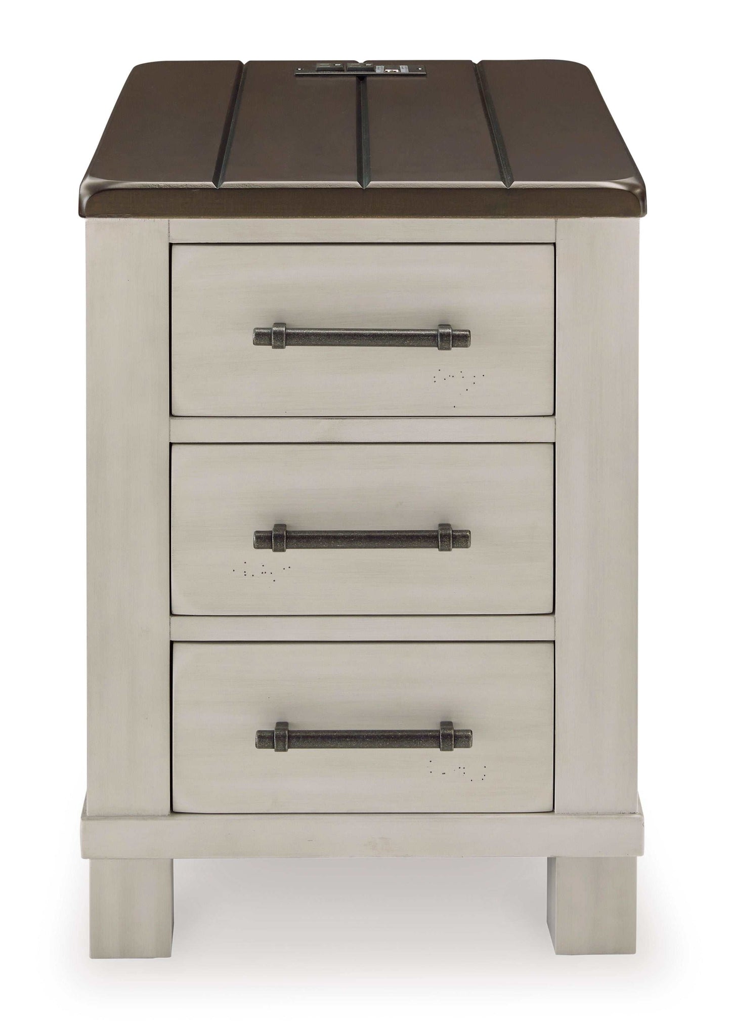 Darborn Gray/Brown Chairside End Table