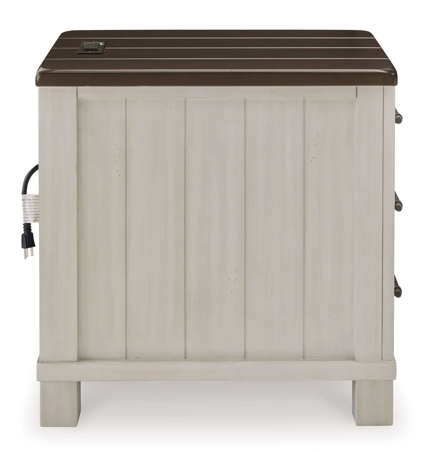 Darborn Gray/Brown Chairside End Table